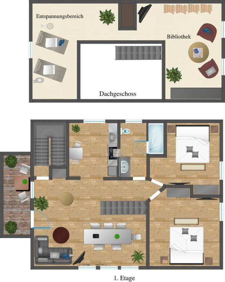 Spreewaldferienhaus - Urlaub Lübben Esterno foto